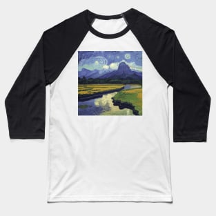 Amazon nature, Vincent van Gogh style Baseball T-Shirt